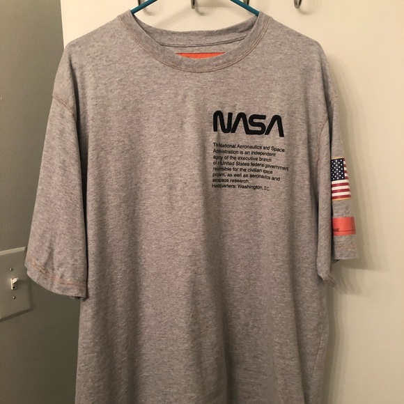 Heron Preston Gray Nasa T Shirt - Picture 1 of 3